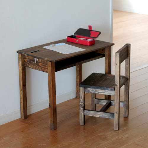 昔の学校っぽい机 こどもサイズ 机・デスク Asukayama Works 通販