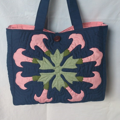 ハワイアンキルトバッグ トートバッグ LUCY 通販 3733393｜Creema