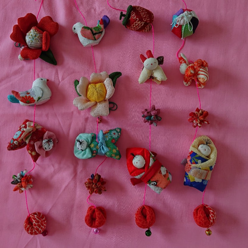 かわいい吊るし雛『幸』 吊るし飾り ちりめん細工 雛祭り 七五三 出産