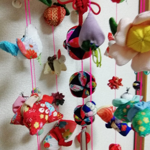 かわいい吊るし雛『幸』 吊るし飾り ちりめん細工 雛祭り 七五三 出産