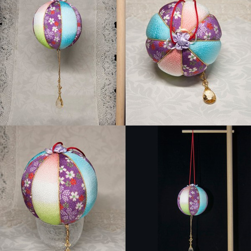 木目込み手まり 『花宴』－ 100mm － その他人形 悠々無我 通販