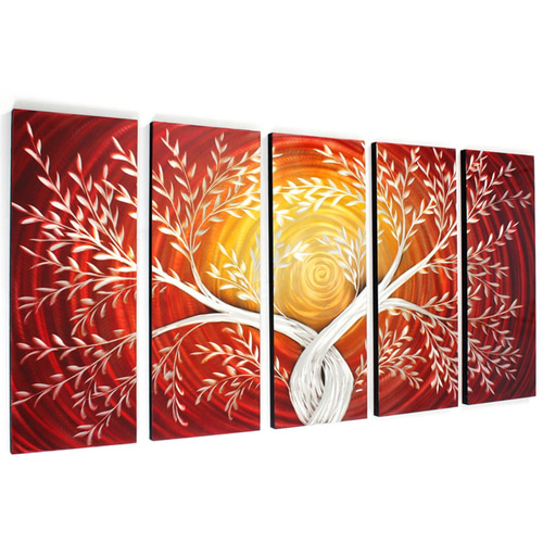 現代アート工房】メタルアート 現代絵画 インテリア 壁掛け 立体感の