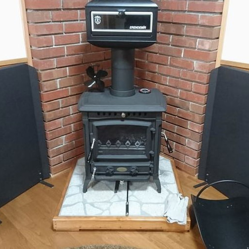 送料無料！ 遮熱板 薪ストーブ 60cm yumi's ストーブ ウォールヒート