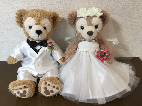 ふわふわチュールドレス＊ダッフィー＆シェリーメイ ウェディング衣装