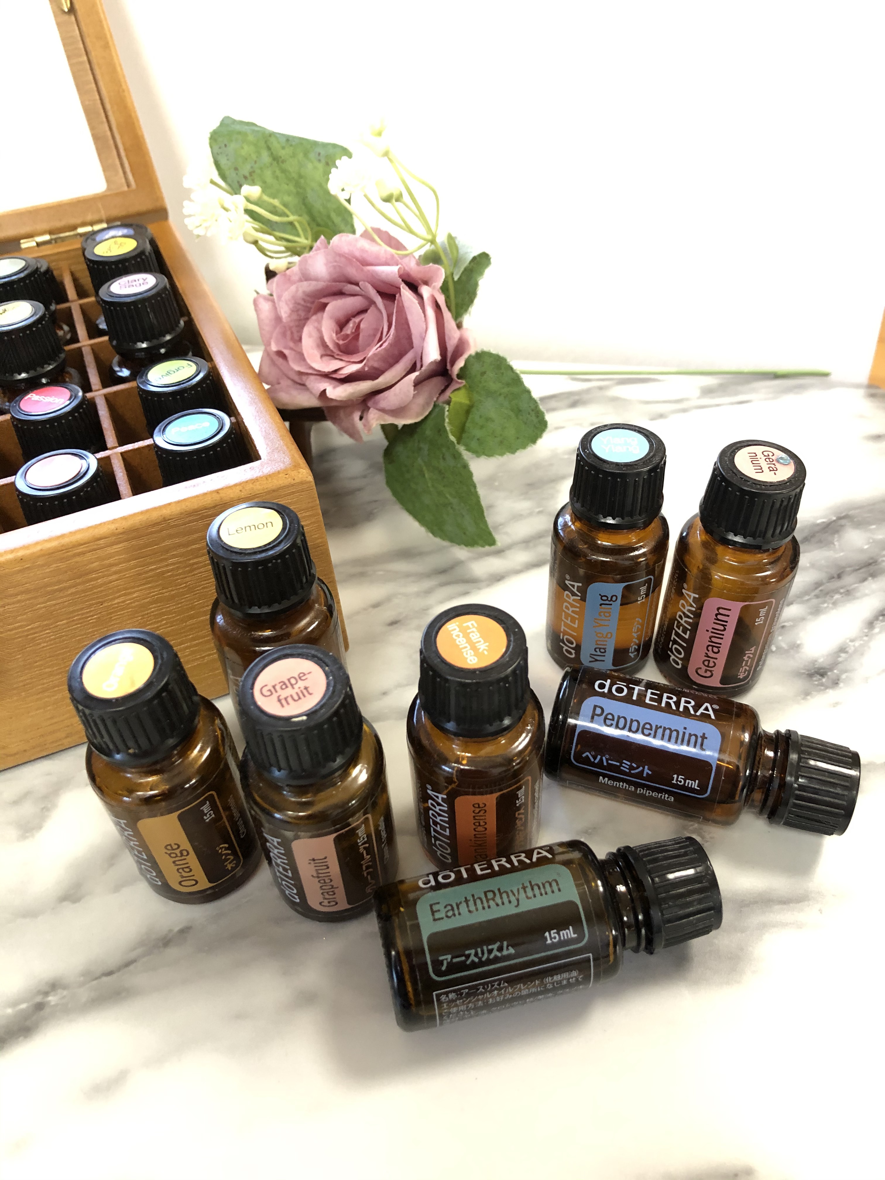 dōTERRA エッセンシャルオイルセット 13本 doTERRA