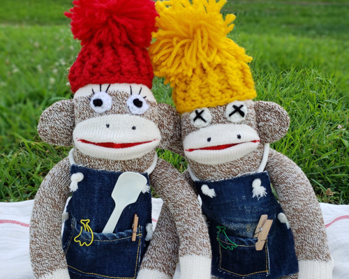 ソックモンキー set おもちゃ・人形 CamelowL 通販 5947927｜Creema