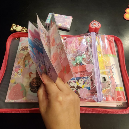 おすそ分けファイル バインダータイプお出かけセット ペン・筆記用具