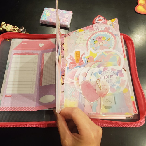 おすそ分けファイル バインダータイプお出かけセット ペン・筆記用具