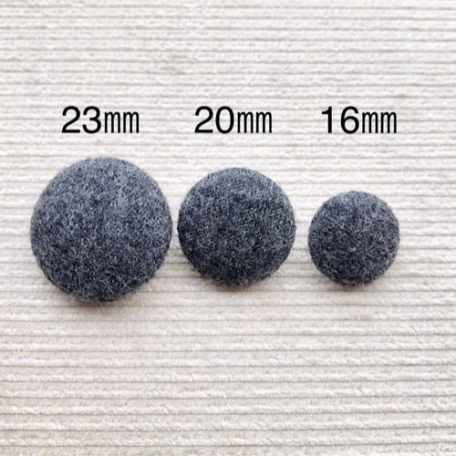 圧縮ウールくるみボタン チャコールグレー ボタン crimp 通販 6475987