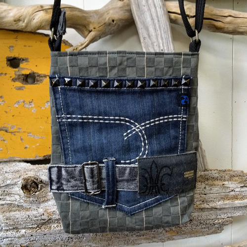 デニムリメイク サコッシュ S003 ショルダーバッグ MANO DONNA 通販