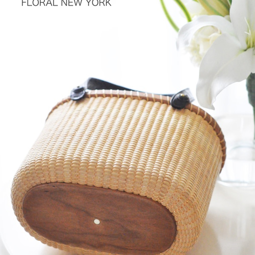 ナンタケットバスケット・ダブルワイン】インナーバッグ&レザー