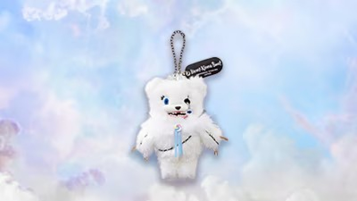 ハミクマソウルのマスコットキーチェーン（USJハミクマグッズ2024