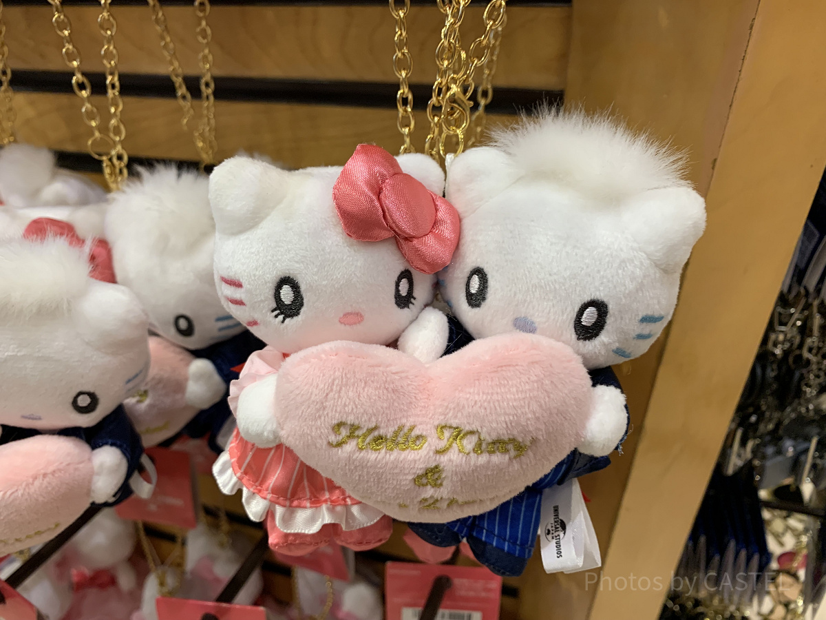 USJグッズ/キティ＆ダニエルマスコットキーチェーン| キャステル