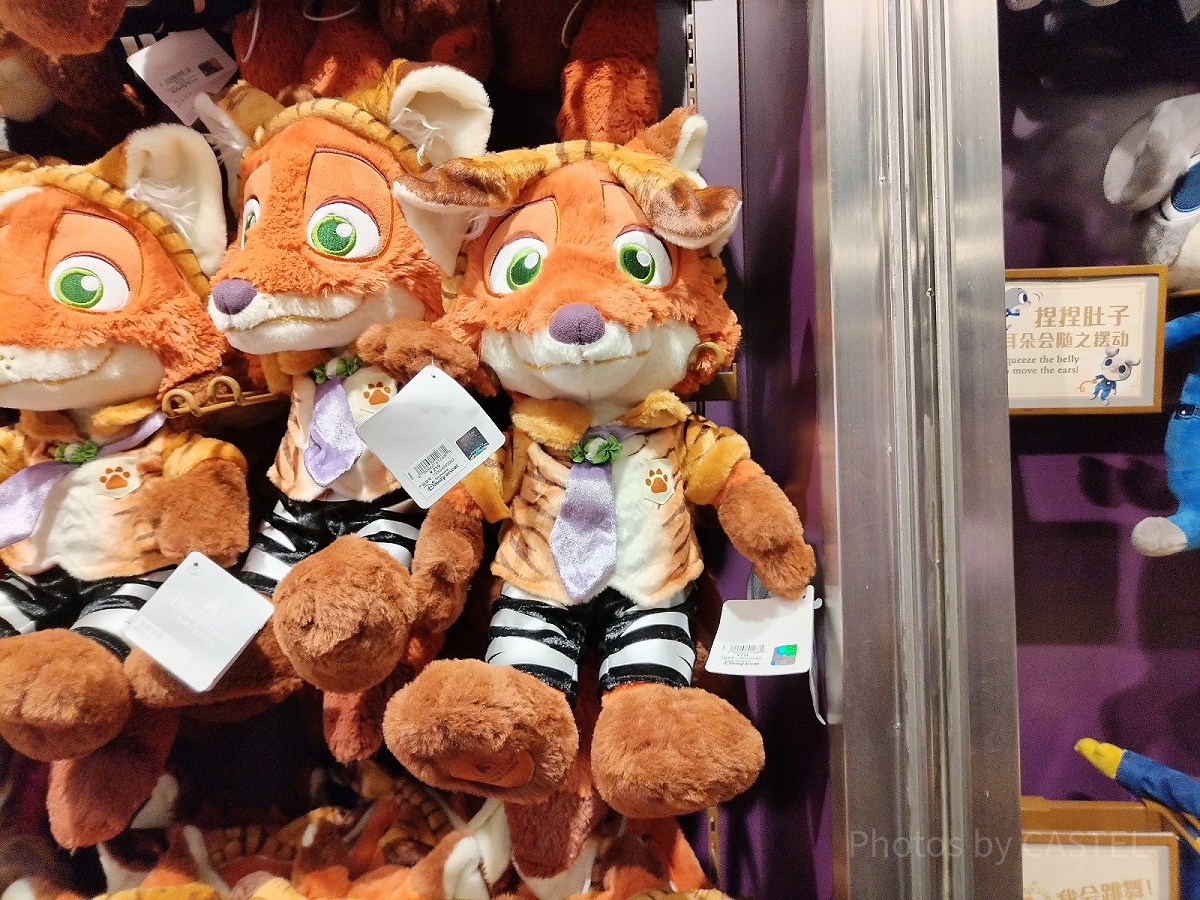 上海ディズニーズートピアグッズ：ニックのガゼルコンサート衣装