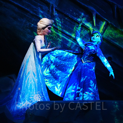 魔法が解けるシーンのアナ〔アナとエルサのフローズンジャーニー