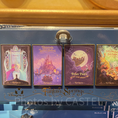 ピンバッジセット（ファンタジースプリングスグッズ）| キャステル