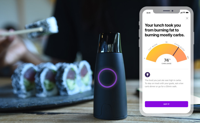 Lumen｜息を吹きかけるだけで新陳代謝をチェックできるデバイス