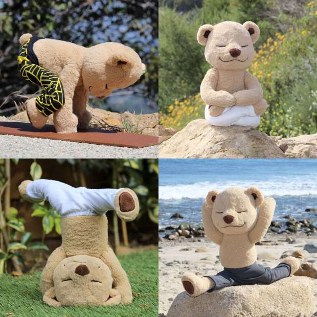 Meddy Teddy｜ヨガポージングベア「メディテディー」 - ガジェットの