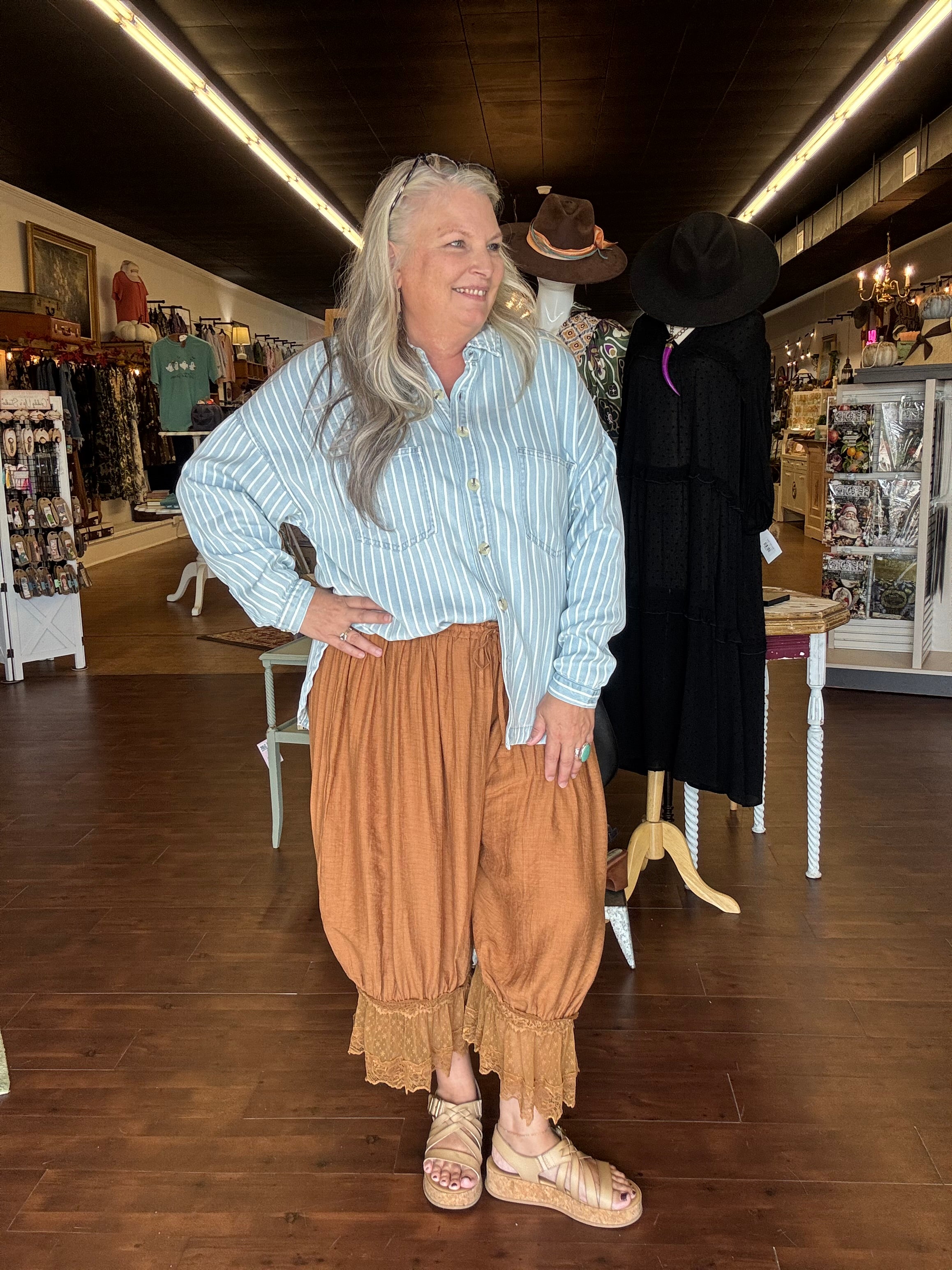 Angelic Bloomer Pants | Brown – C321 Boutique