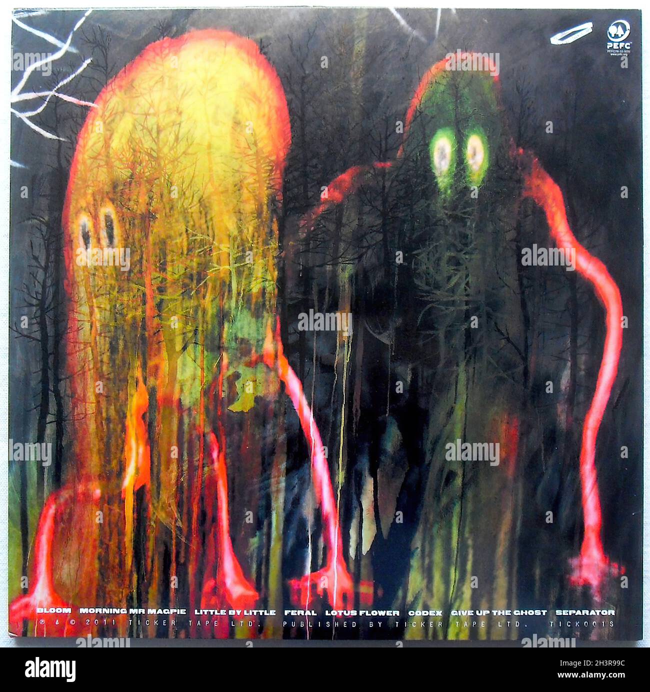 Radiohead King of Limbs 2011 Clear Double 10 Inch Vinyl Limited