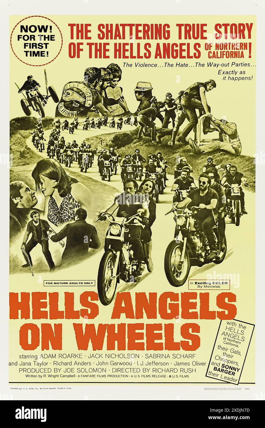 Hells angels on wheels(1967) hi-res stock photography and images
