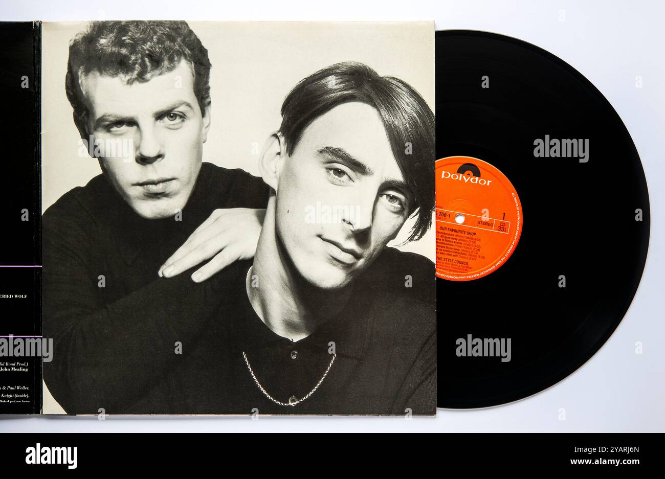 LP cover of Our Favourite Shop, the second studio album by The