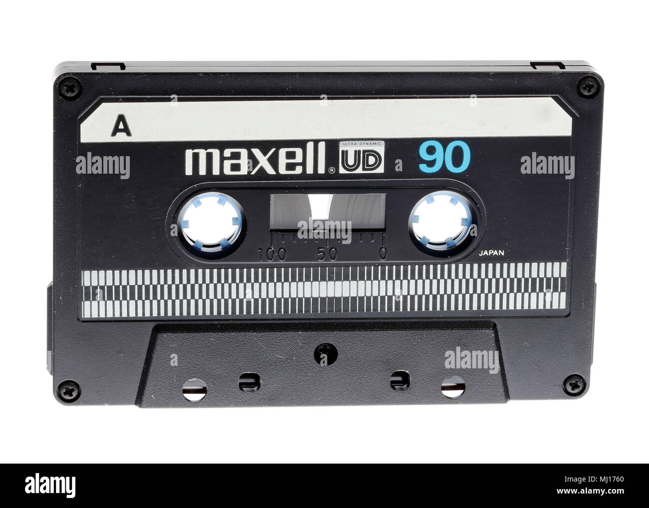 Stockholm, Sweden - August 15, 2015: One Maxell UD 90 audio