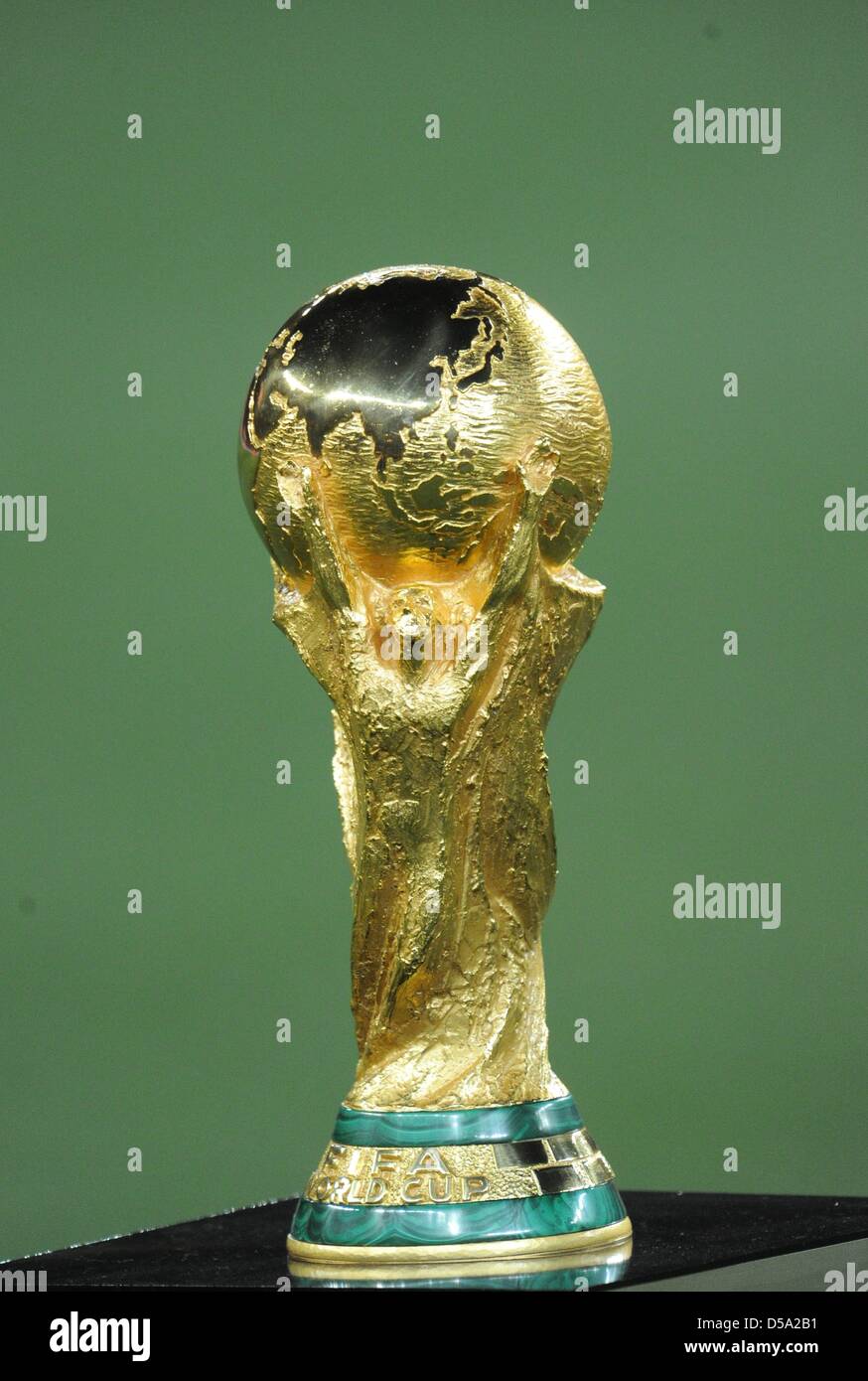 The World Cup Trophy prior the 2010 FIFA World Cup final match