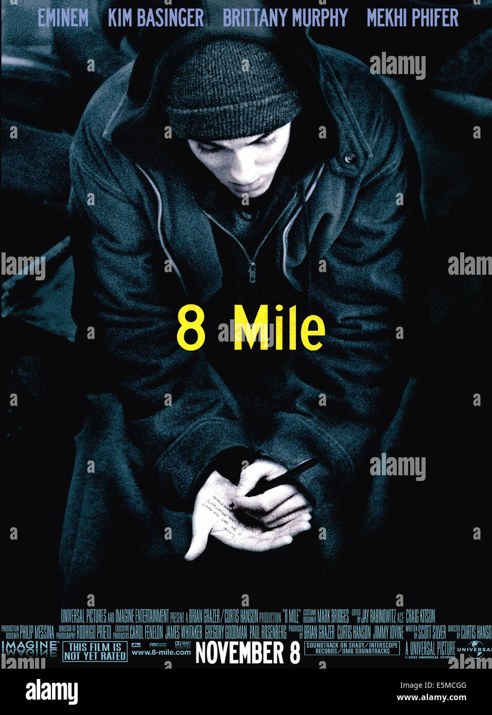 8 mile eminem poster hi-res stock photography and images - Alamy