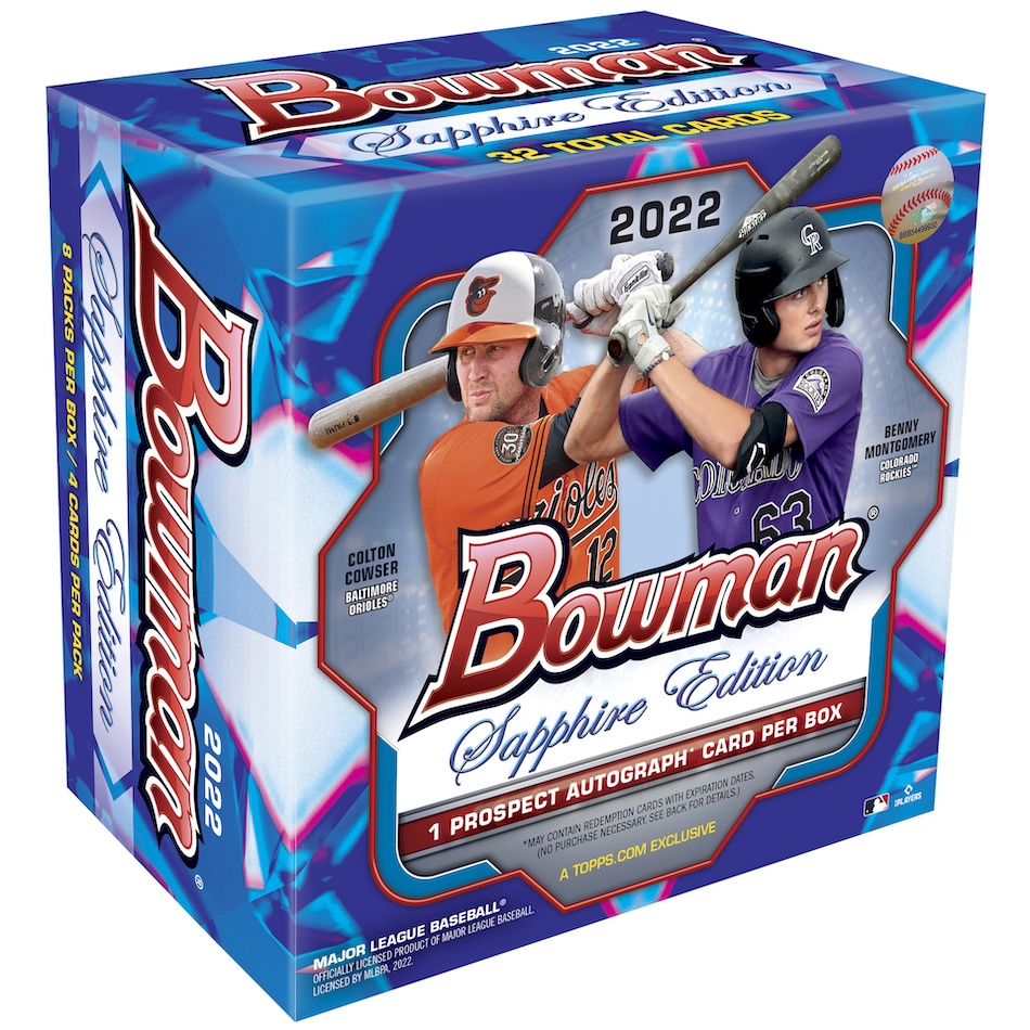 2022 Bowman Sapphire Edition Baseball Checklist, Set Info, Odds