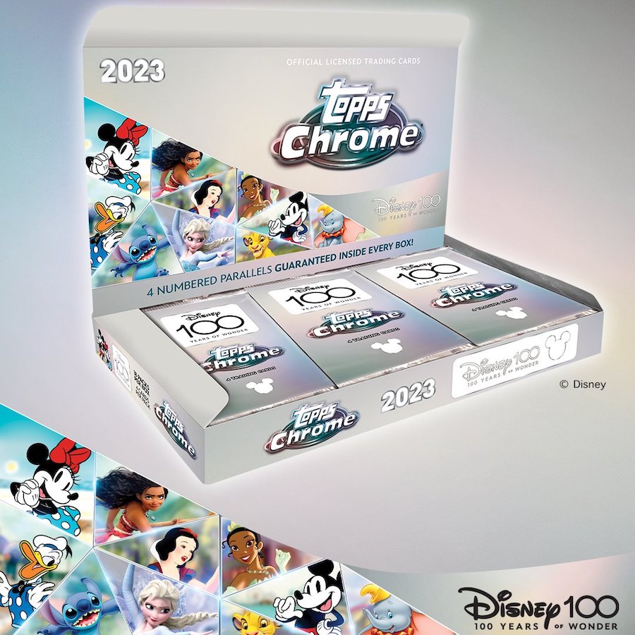 2023 Topps Chrome Disney 100 Checklist, Set Details, Buy Boxes