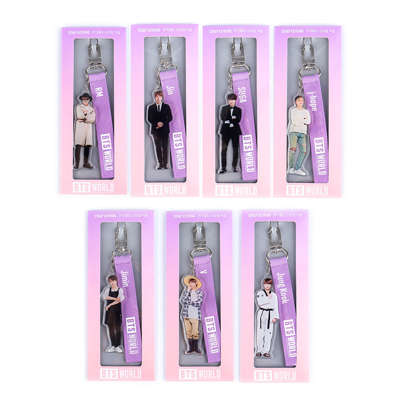 BTS World Strap Keyring | KPOP, KDRAMA, HANDMADE, KBEAUTY