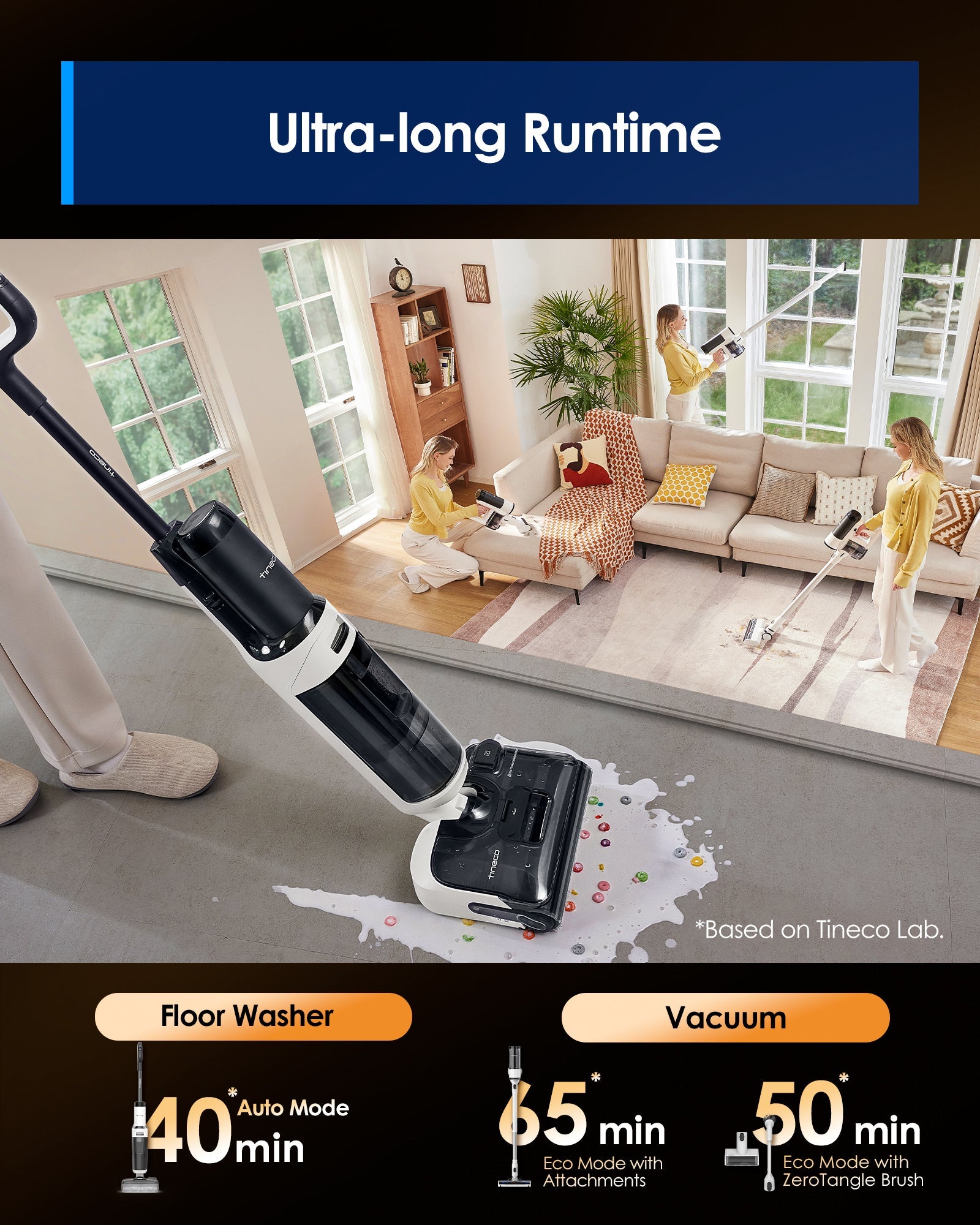 Tineco FLOOR ONE SWITCH S6 Stretch Wet Dry Vacuum Cleaner - Tineco CA