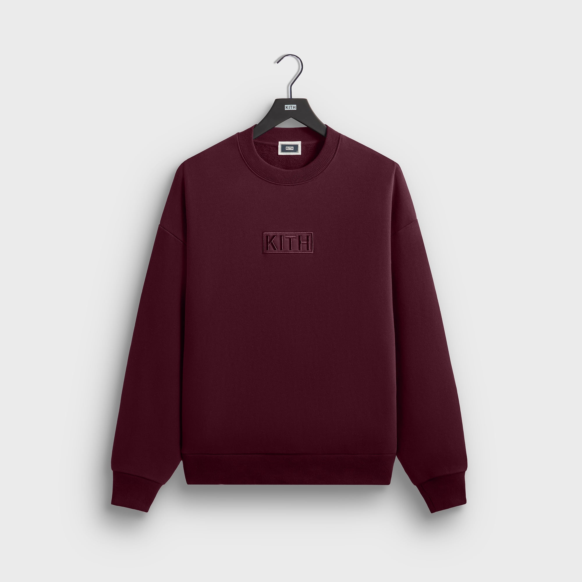 Kith Classic Logo Leopard Applique Nelson Crewneck - Black – Kith