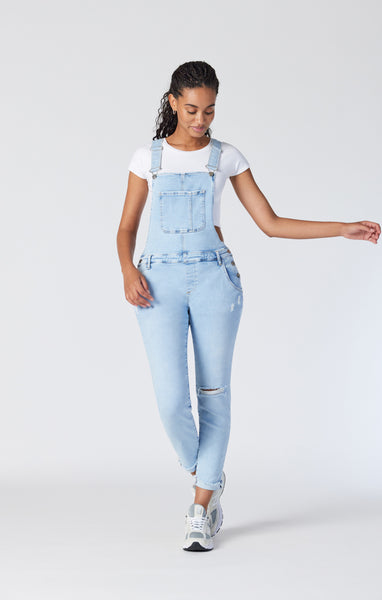Mavi Women's Edera Overalls In Light Ripped La Vintage – Mavi Canada
