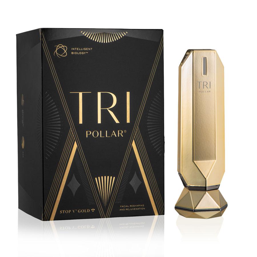 TriPollar STOP Vx GOLD – Luxury Jawline-Sculpting Anti-Aging Device