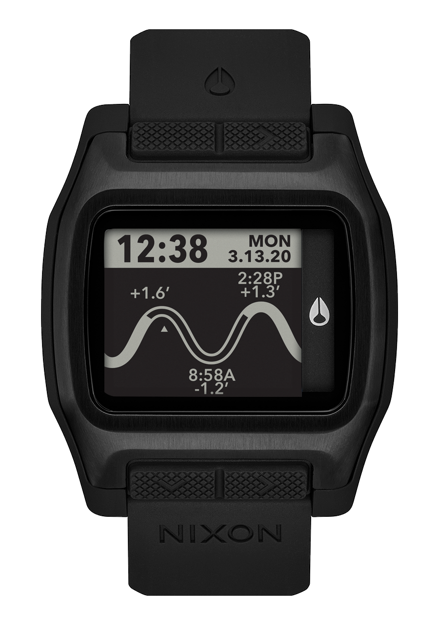 High Tide Watch | All Black | Digital – Nixon CA