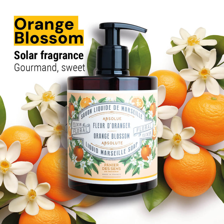 Liquid Marseille Soap - Orange Blossom 500ml – Panier des Sens Canada