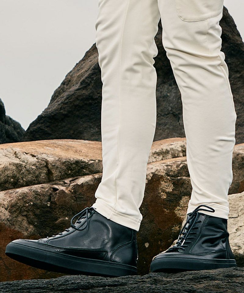 wjk】 back zip sneaker レザースニーカー(8325 bt44e) | CAMBIO カンビオ