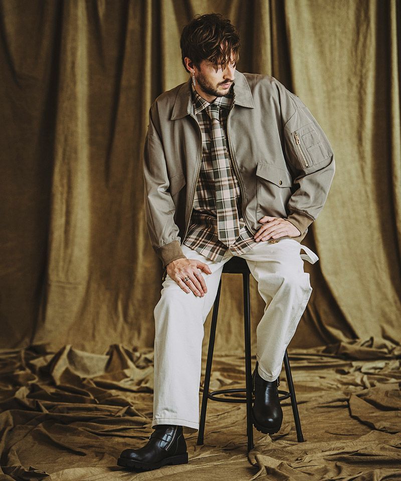 50%OFF【NO ID.(ノーアイディー)】ｻｲﾄﾞZIPｼｮｰﾄｴﾝｼﾞﾆｱﾌﾞｰﾂ(855208-820F