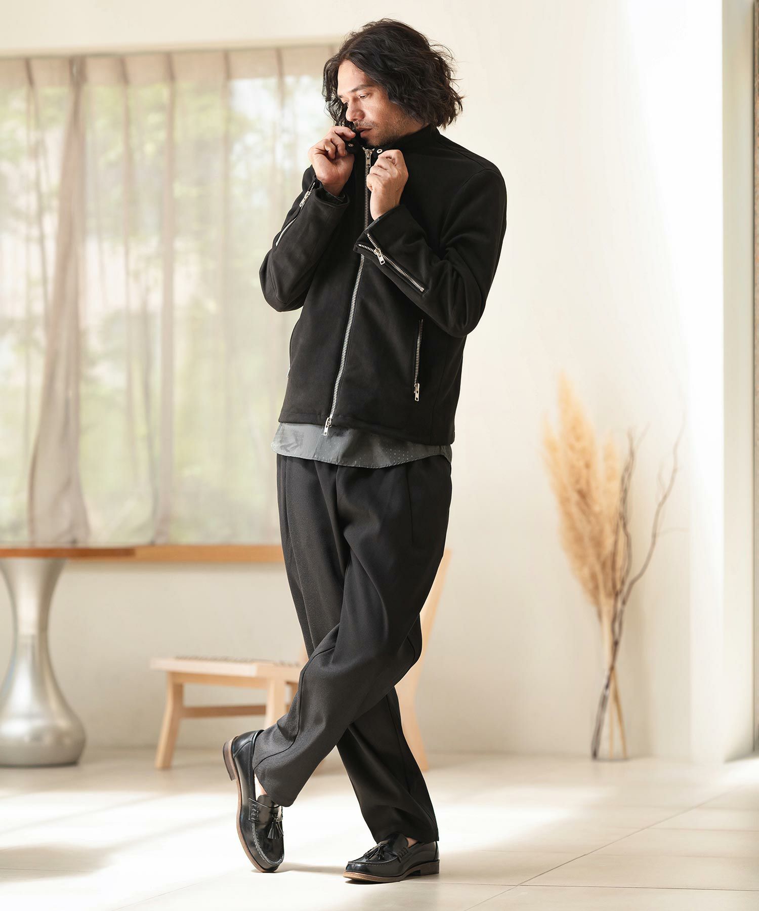 50%OFF【CAMBIO(カンビオ)】TRワイドタックイージーパンツ | CAMBIO