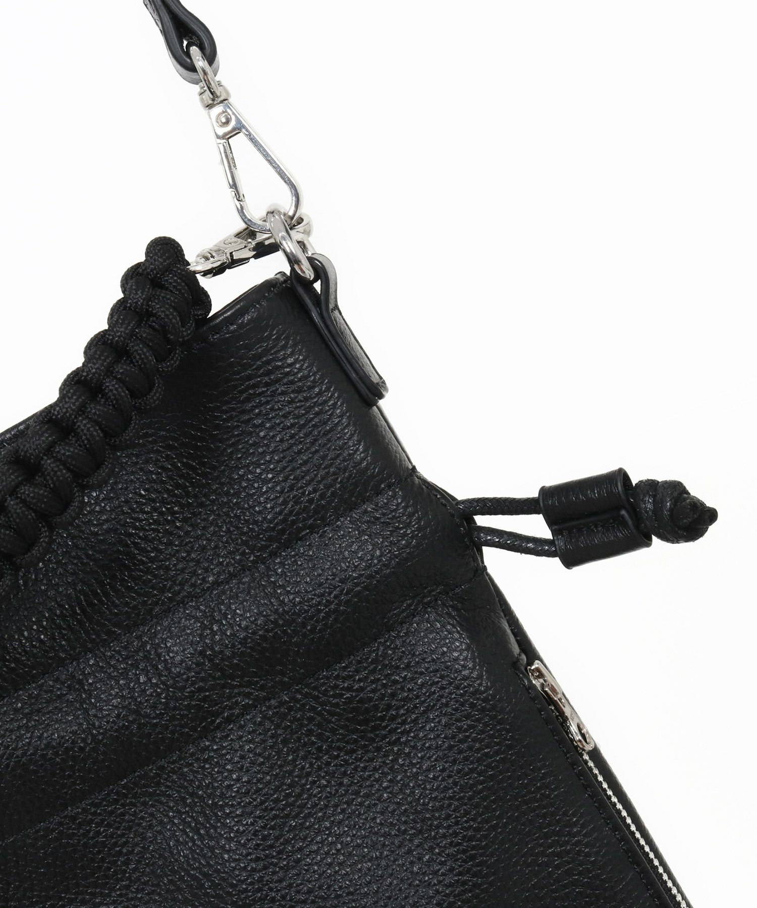 ADAM PATEK(アダムパテック)】new shrink leather drawstring minibag