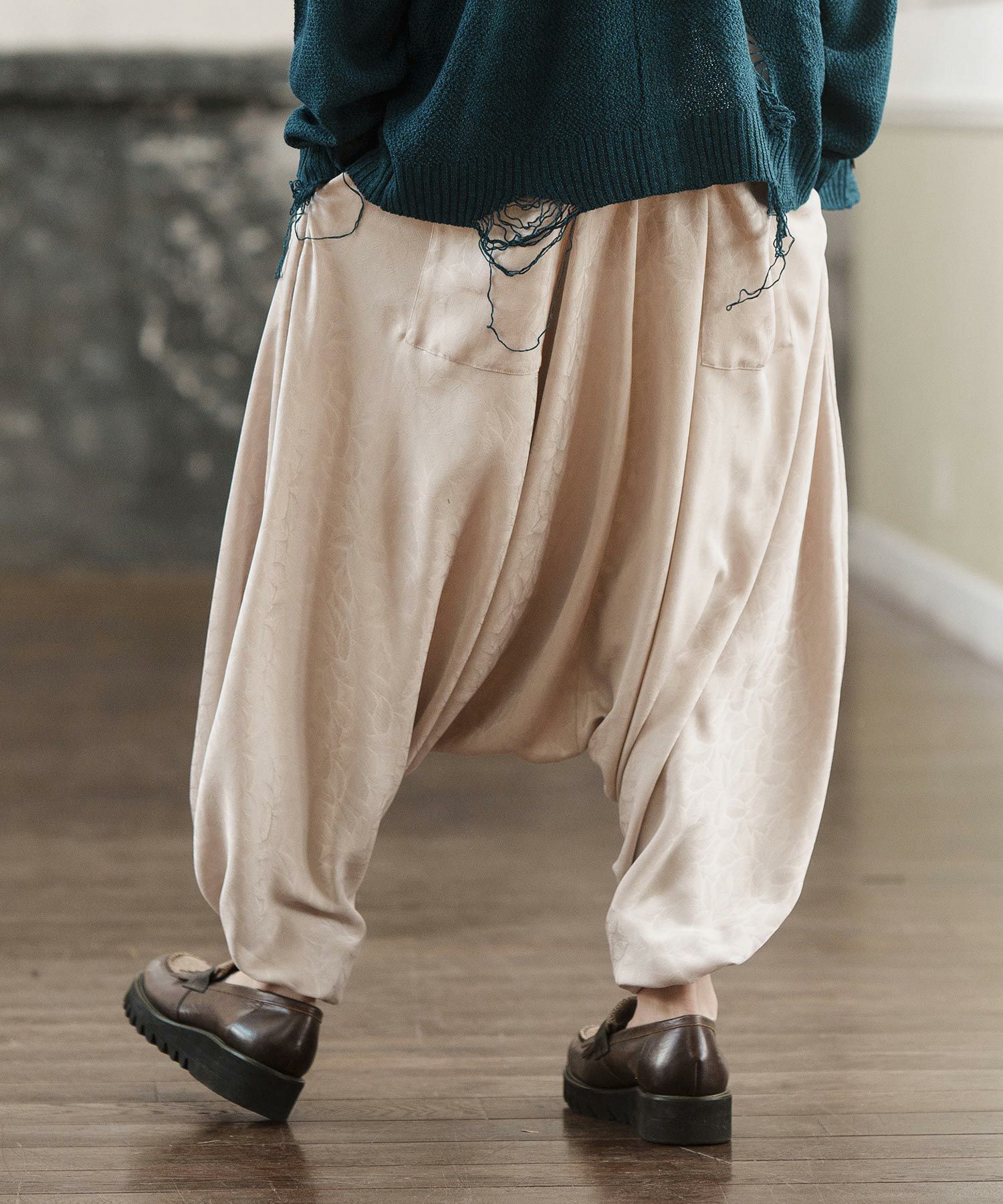 30%OFF【CAMBIO(カンビオ)】HAKAMA Like Pants 袴パンツ(MIU-241-034