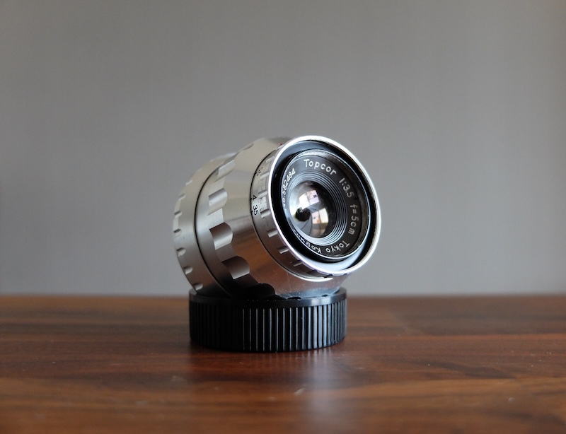 ロケットみたいな東京光学のレンズ「Topcor 5cm F3.5 固定鏡胴