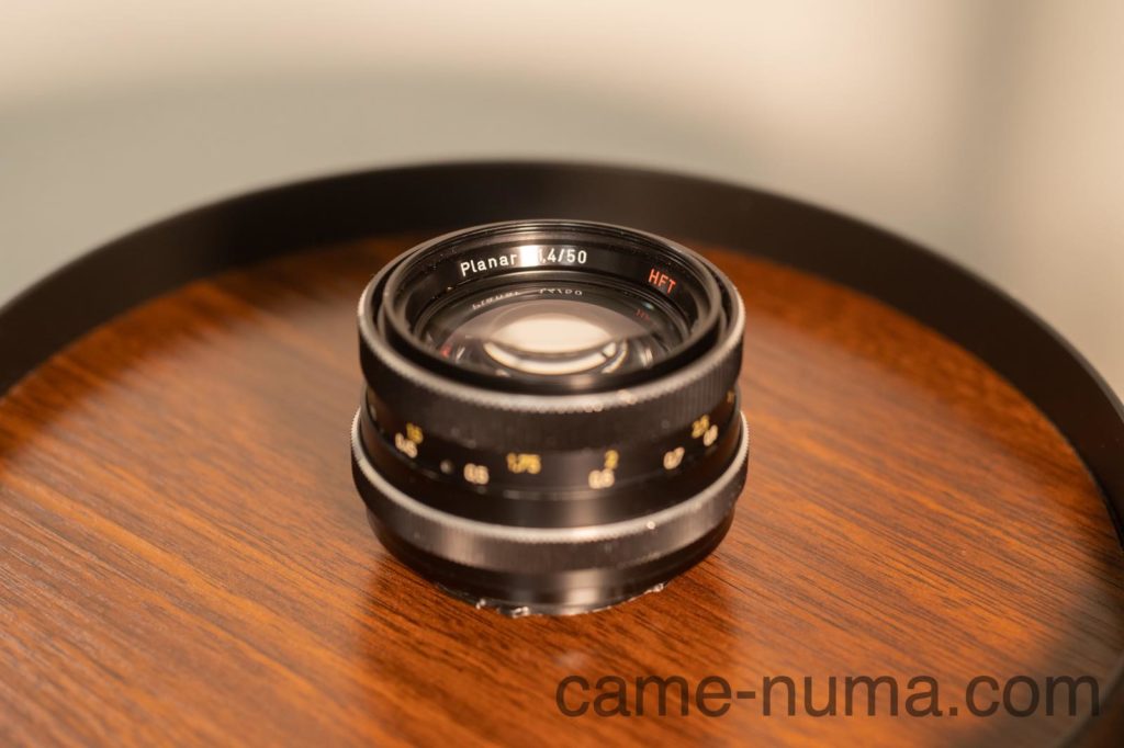 Rollei HFT Planar 50mm F1.4、Contaxとは違うもう一つのプラナーを