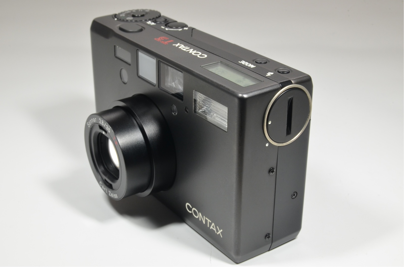 CONTAX T3 Black double teeth with Data Back, Full Case, Hirai Case