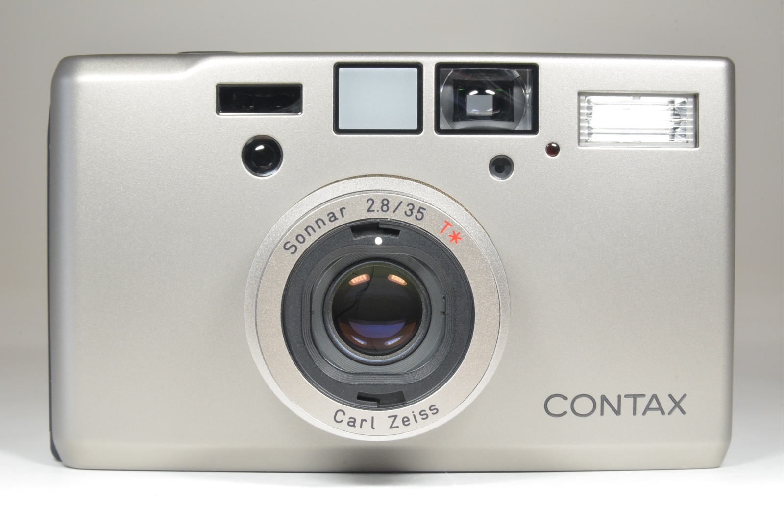 CONTAX T3 Silver 'double teeth' Point & Shoot 35mm Film Camera