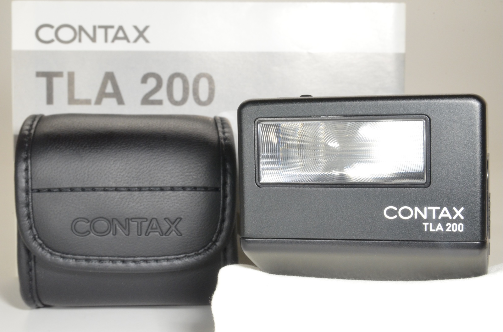 CONTAX Flash TLA200 Black for G1, G2 from Japan #a1006 – SuperB