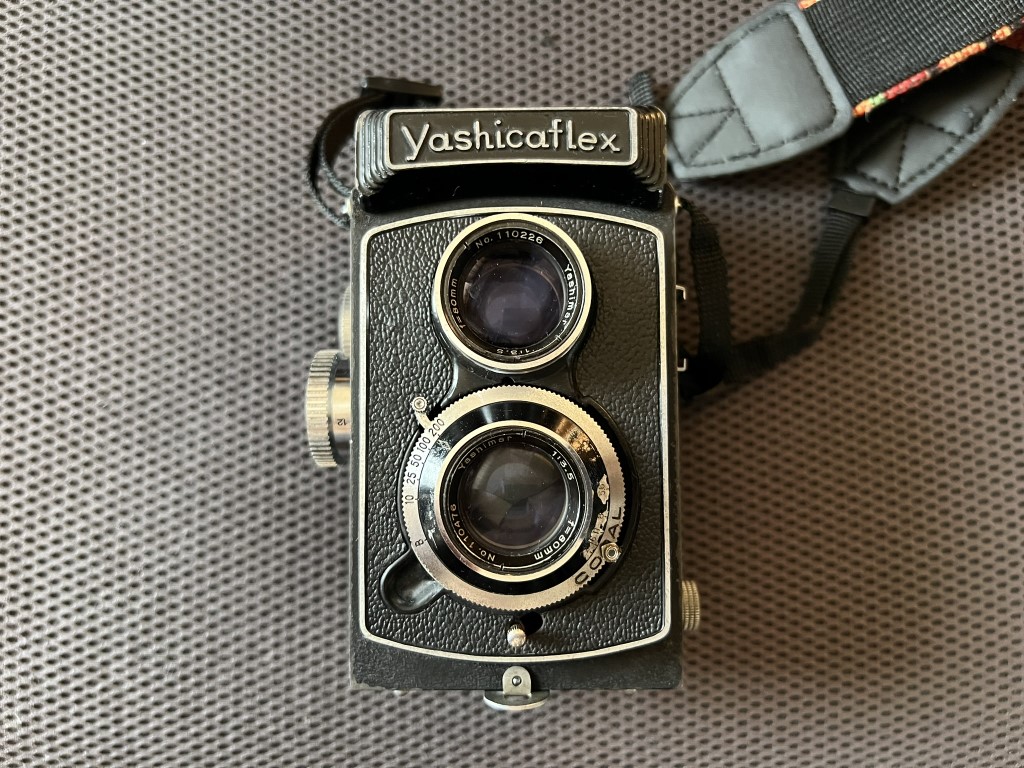 2眼レフカメラ始めました。Yashicaflex （ヤシカフレックス）A II型