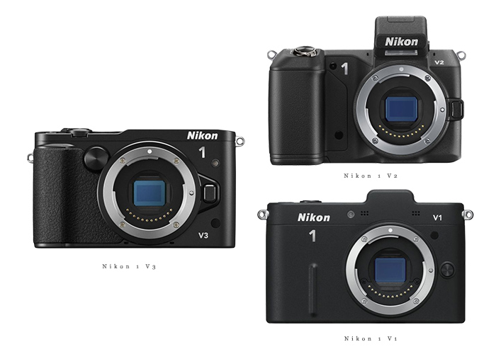 Nikon 1 V3』はさらなる高速化へ。外付けEVF、グリップ等オプションが